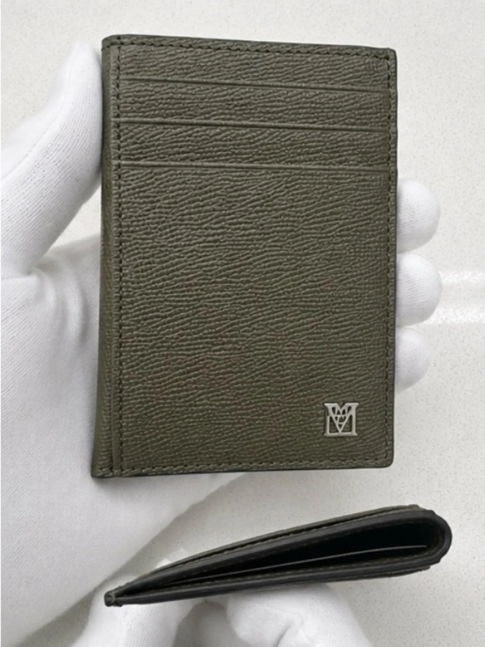 MCM Card Holder - Olive Green
